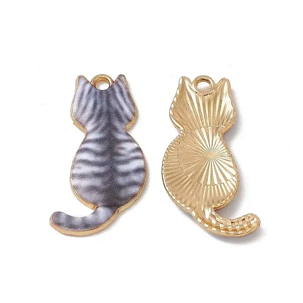Rack Plating Alloy Enamel Pendants