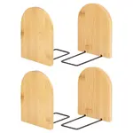 Wood Bookend Display Stands