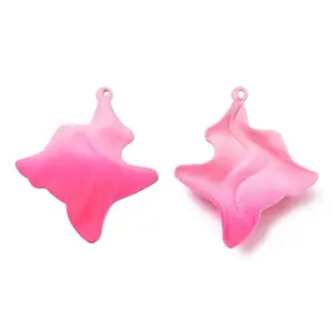 Spray Painted Iron Pendants