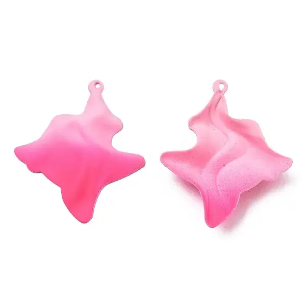 Spray Painted Iron Pendants