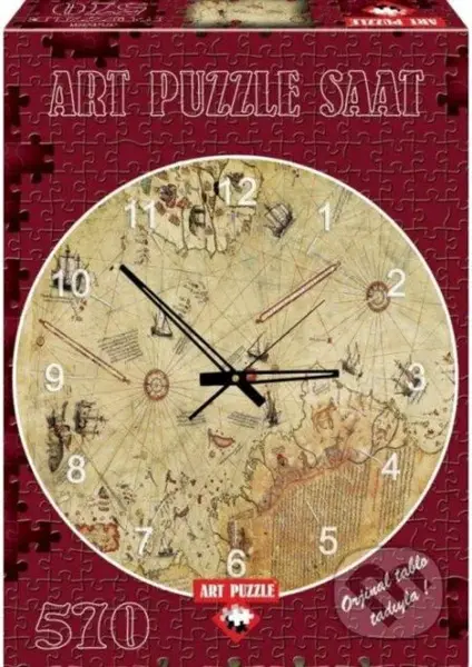 Mapa kapitána Reise (Puzzle hodiny)