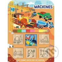 Stroje - Razítka 5+1 s voskovkou