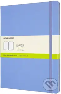 Moleskine - svetlomodrý zápisník (veľký, čistý, tvrdé dosky)