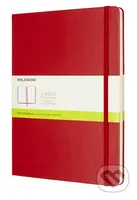 Moleskine - červený zápisník (veľký, čistý)