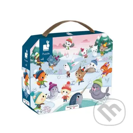 Janod Puzzle Party na snehu 36 ks