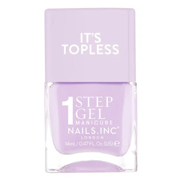 Nails.Inc Lak na nehty It’s Topless (Nail Polish) 14 ml Hailey