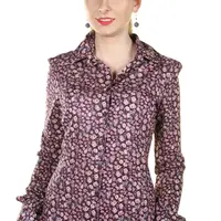 Dámská vzorovaná košile s dlouhým rukávem