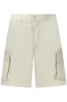 Pánské béžové kapsáčové bermudy
