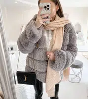 Gemre Pink polka dot scarf Khalil
