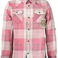 Dětská károvaná košile s dlouhým rukávem