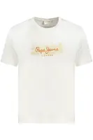Bílé triko Pepe Jeans s krátkým rukávem