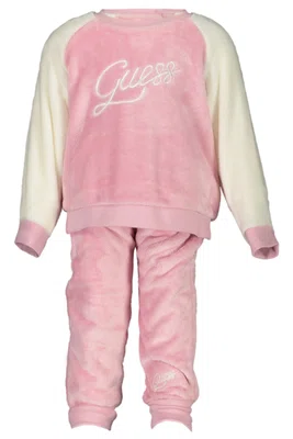 GUESS JEANS PINK GIRL WITHOUT ZIP SWEATSHIRT
