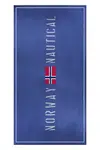 NORWAY 1963 UNISEX BLUE BEACH TOWEL