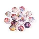 Baking Painted Transparent Glass Beads