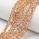 Electroplate Glass Beads Strands
