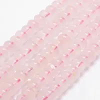 Natural Rose Quartz Beads Strands