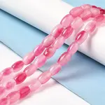 Natural Dyed White Jade Beads Strands