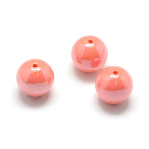 Pearlized Style Acrylic Beads