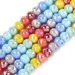 Electroplate Glass Beads Strands