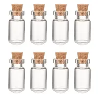 Glass Jar Bead Containers