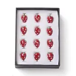 Strawberry Handmade Lampwork Beads