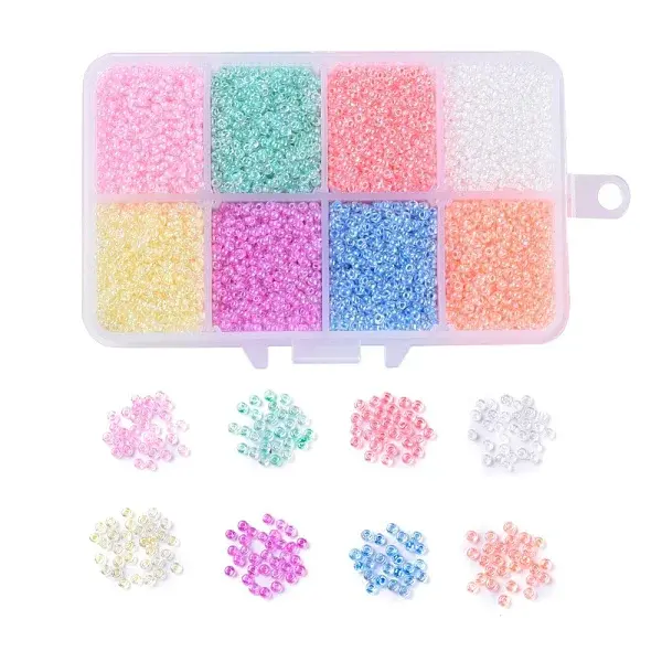 12/0 Grade A Round Glass Seed Beads