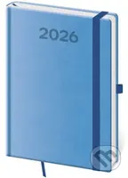 Týdenní diář 2026 A5 Print Pop světle modrý