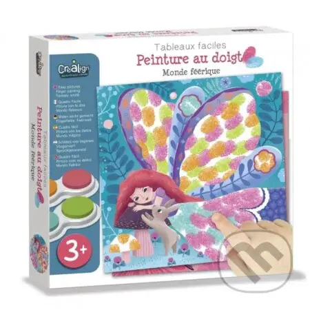 Maľovanie prstovými farbami Svet víl 3