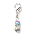 Spray Painted Acrylic Beaded Gourd Pendant Decorations