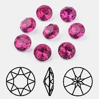 Pointed Back & Back Plated K9 Glass Rhinestone Cabochons