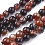 Natural Striped Agate/Banded Agate Beads Strands