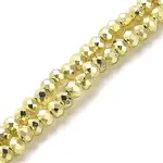 Electroplate Glass Beads Strands
