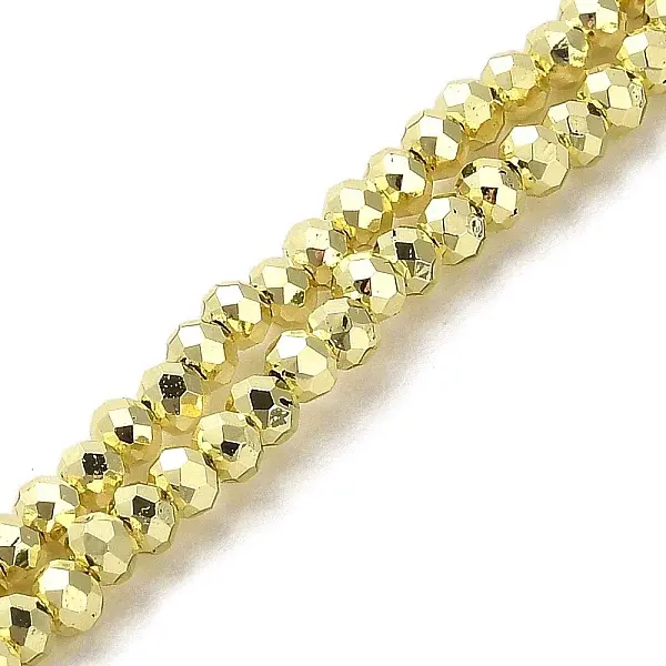 Electroplate Glass Beads Strands
