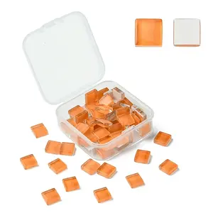 60Pcs Transparent Glass Cabochons