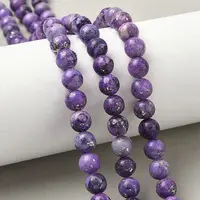 Dyed Natural Dolomite Beads Strands