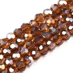Electroplate Glass Beads Strands