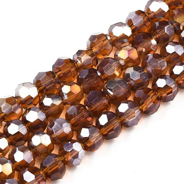 Electroplate Glass Beads Strands