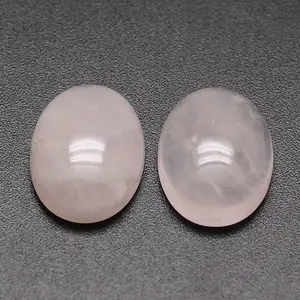 Oval Natural Rose Quartz Cabochons
