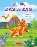 Nalepuj ZAS a ZAS - Dinosauři / Dinosaury (snímatelné / snímateľné samolepky) - kniha z kategorie Samolepky