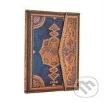 Paperblanks - týždenný diár Safavid Indigo 2026 (midi, verso, magnetické zatváranie)