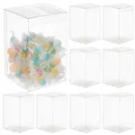 15Pcs Rectangle Transparent Plastic PVC Box Gift Packaging