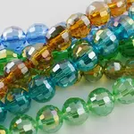 Electroplate Glass Bead Strands