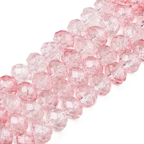 Transparent Glass Beads Strands