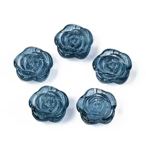 Baking Paint Transparent Glass Beads