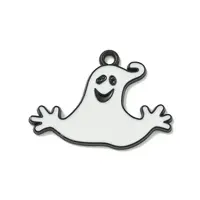 Halloween Theme Alloy Enamel Pendants