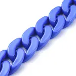 Handmade Opaque Acrylic Curb Chains
