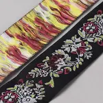 10 Yards Polyester Flower Jacquard Ribbons