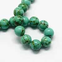 Dyed Synthetic Turquoise Gemstone Bead Strands