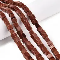 Synthetic Goldstone Beads Strands