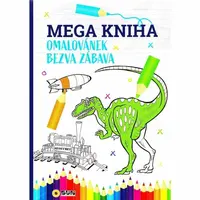 Mega kniha omalovánek-Modrá (Defekt)